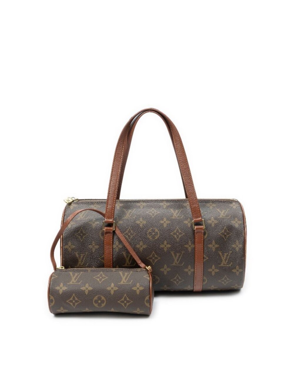 Louis Vuitton Papillon Brown Monogram Canvas Handbag